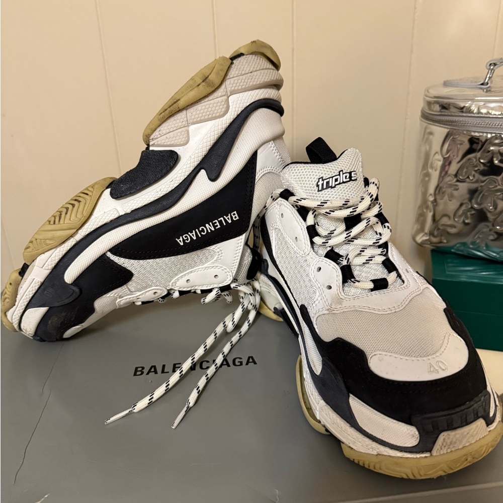 2020 Balenciaga Triple S Sneaker 'White Black'